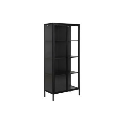 Vitrine scandinave en métal noir 2 portes vitrées - HARLOW HELLIN, DEPUIS 1862
