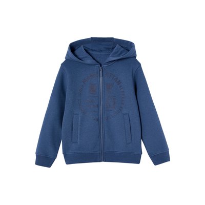 Sweat zippé à capuche sport BASICS VERTBAUDET