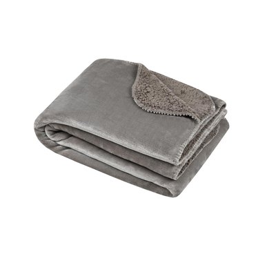 Plaid ou couverture douillet uni EDEN