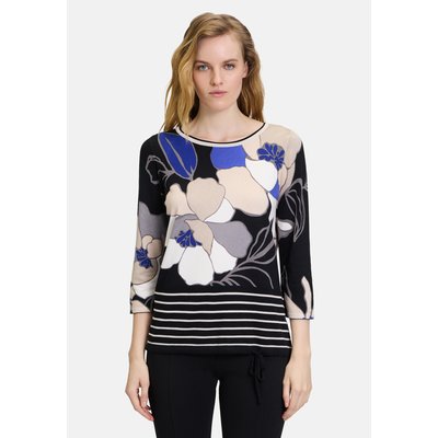Pull-over en fine maille à imprimé à fleurs BETTY BARCLAY