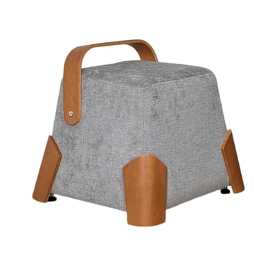 Pouf en tissu avec poignée IENA PIER IMPORT