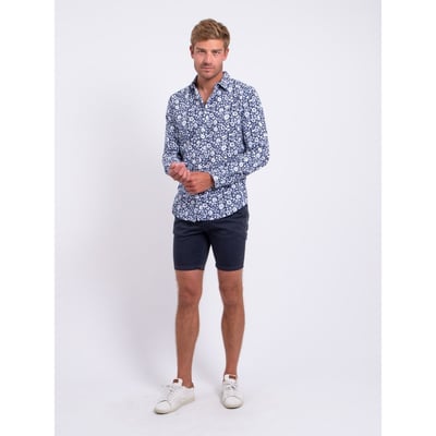 Chemise Manches Longues Pur Coton Motifs Delville RITCHIE