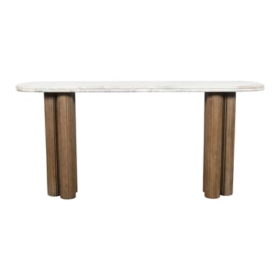 Console avec plateau en marbre L165 cm - BUREN SIGNATURE