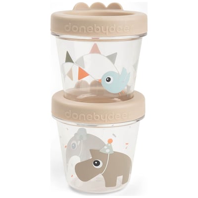 Lot de 2 pots de conservation DONE BY DEER