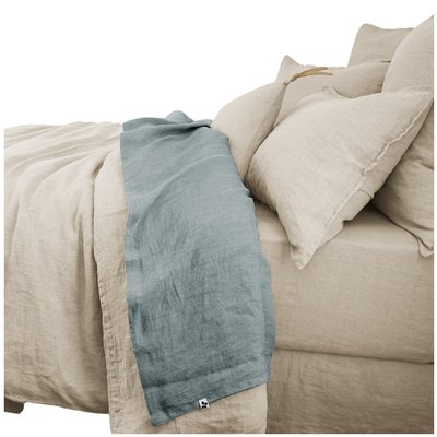 Drap plat lin lavé collection Soline EDEN