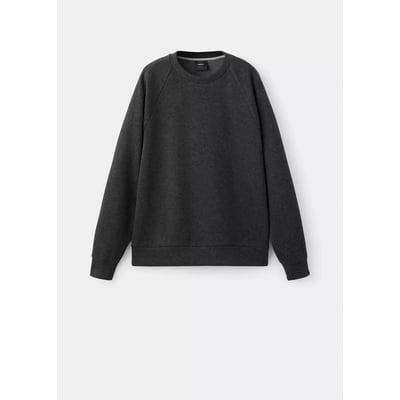 Sweat-shirt en maille grattée coupe regular fit MANGO MAN