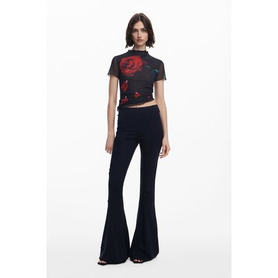 Pantalon évasé à fleurs Tyler McGillivary DESIGUAL
