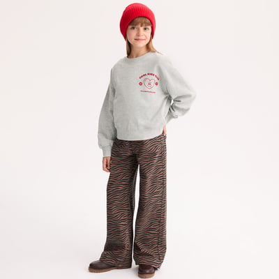 Pantalon large, motif zébré LA REDOUTE COLLECTIONS