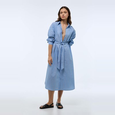 Robe chemise rayée en coton BIO GOTS MONOPRIX