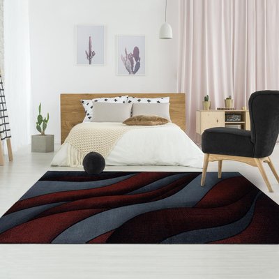 Tapis salon et chambre tissé motif rétro-vintage LISIVE UN AMOUR DE TAPIS