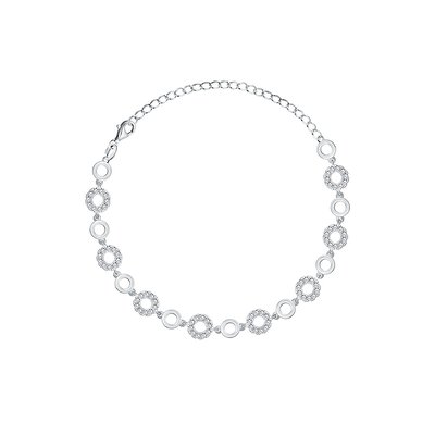 Bracelet en argent 925 et oxyde de zirconium CLEOR