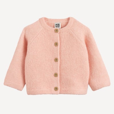 Gilet col rond en grosse maille LA REDOUTE COLLECTIONS