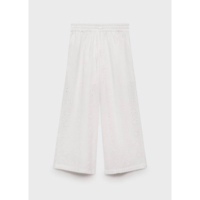 Pantalon avec détails brodés MANGO TEEN