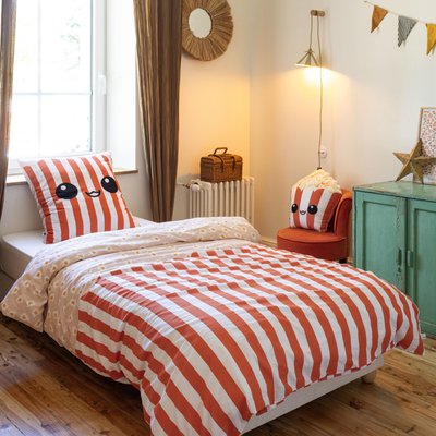 Parure de lit coton imprimé Fresh popcorn TERRE DE NUIT