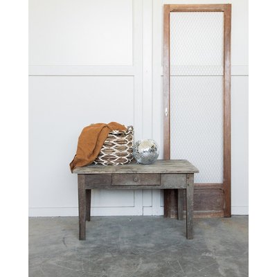 Table basse grise Léonie N°153 - Bon état DEBONGOUT