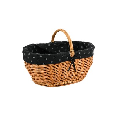 Panier en osier avec doublure 100% coton Marguerite 2 AUBRY GASPARD