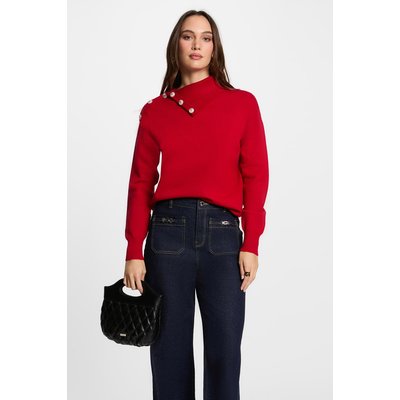 Pull col à revers et boutons MORGAN