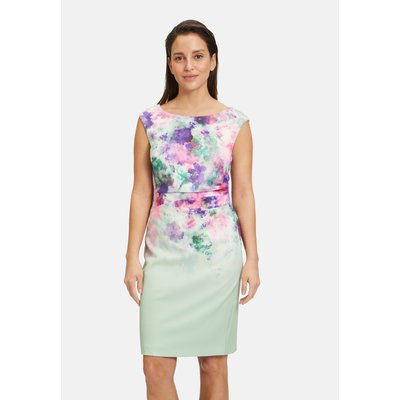 Robe de cocktail à imprimé à fleurs VERA MONT
