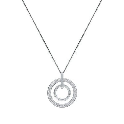 Collier en argent 925 et oxyde de zirconium CLEOR