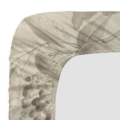 Drap housse b35 satin de coton Parfum d'orchidee GARNIER THIEBAUT