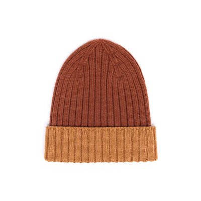Bonnet Bicolore en Laine - Noir et Gris DRAEGER PARIS