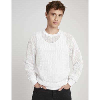 Pull col rond maille ajourée BZB