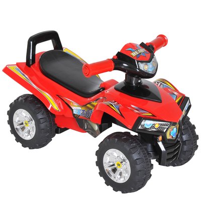 Porteur enfants 12-36 mois rouge noir HOMCOM
