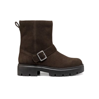 Bottines motardes en cuir, KLARGENA GEOX