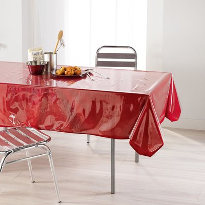 Toile cirée nappe de protection rectangle DOUCEUR D'INTÉRIEUR