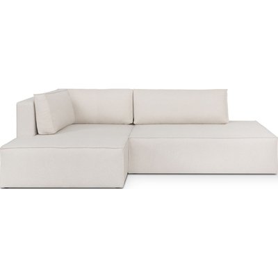 Canapé d'angle à gauche convertible 3 places en tissu - BARANI HOMIFAB