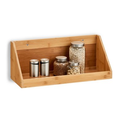 Etagère murale bois bambou ZELLER PRESENT