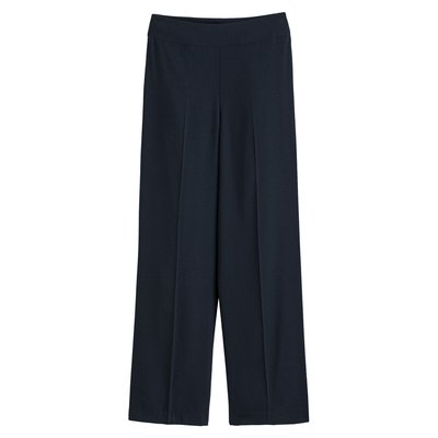 Брюки широкие из крепа и сатина внутри LA REDOUTE COLLECTIONS