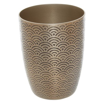 300ml Art Deco Champagne Finish Tumbler SO'HOME
