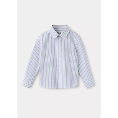 Chemise Oxford coton à rayures MANGO BABY