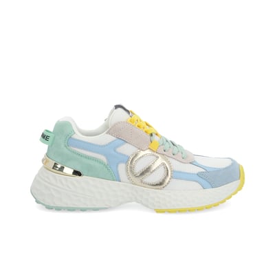 CARTER 2.0 RUNNER -  BLANC CASSE/BLEU/VERT NO NAME