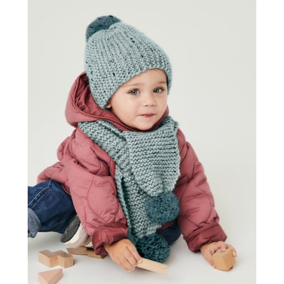 Ensemble Bonnet Et Écharpe GUESS GFBOXW P4402 - Couleur Orange - Taille Unique - Accessoire Hiver Tendance