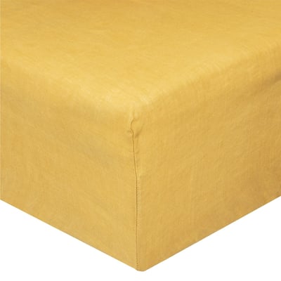 Drap housse 2 places en 100% lin ATMOSPHERA