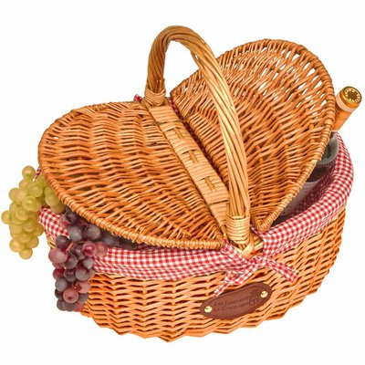 Panier en osier Campagne LES JARDINS DE LA COMTESSE