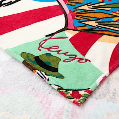 Serviette de plage en velours, K CIRCUS KENZO HOME