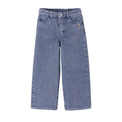 Pantalon large couleur VERTBAUDET
