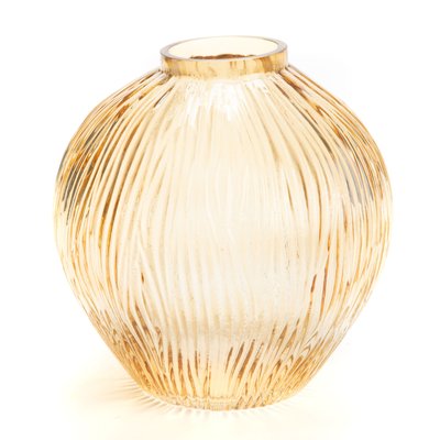 Vase boule Aitor     ocre AMADEUS