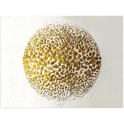 Toile décorative Golden stone 70 x 100 cm HANAH HOME