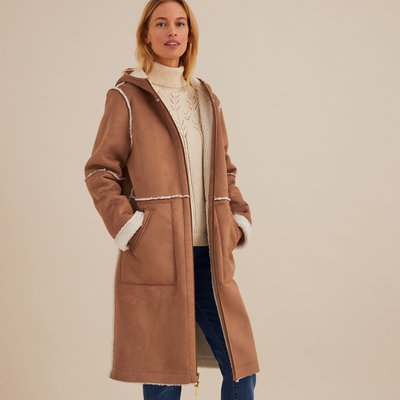 Manteau mouton marron La Redoute