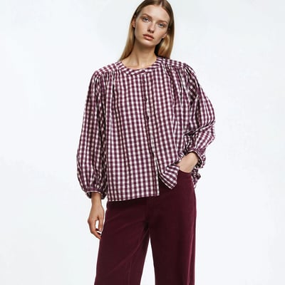 Chemise à Carreaux Femme Manches Longues - Coton/polyester - Col V - Taille XXL - Style Décontracté Chic