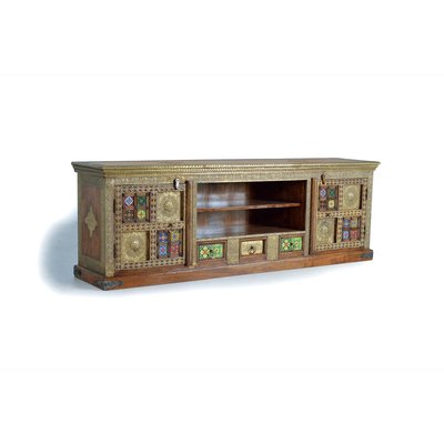 Meuble tv 3 tiroirs bronze - PHILOMÈNE DECORATION D’AUTREFOIS