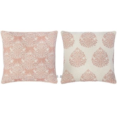 Lot de 2 housse de coussin BLUE LEAF C NAF NAF HOME