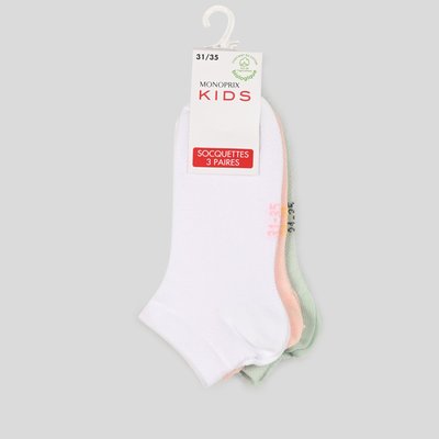 Lot de 3 socquettes MONOPRIX KIDS