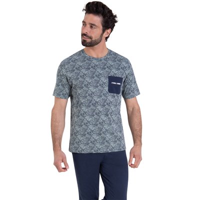 Pyjama long manches courtes col rond SUMMER ATHENA