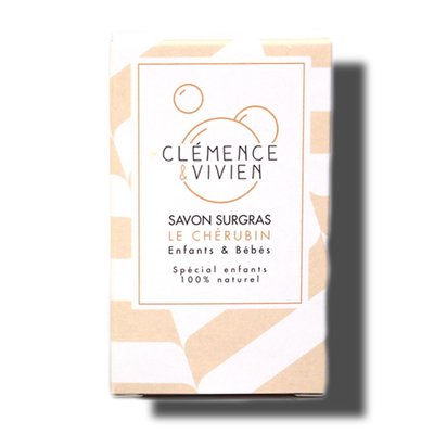 Savon, saponification à froid, sans huiles essentielles  Le Chérubin CLEMENCE ET VIVIEN
