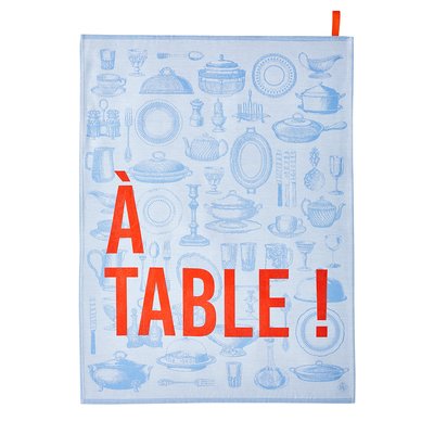 Torchon en Coton, À TABLE LE JACQUARD FRANCAIS